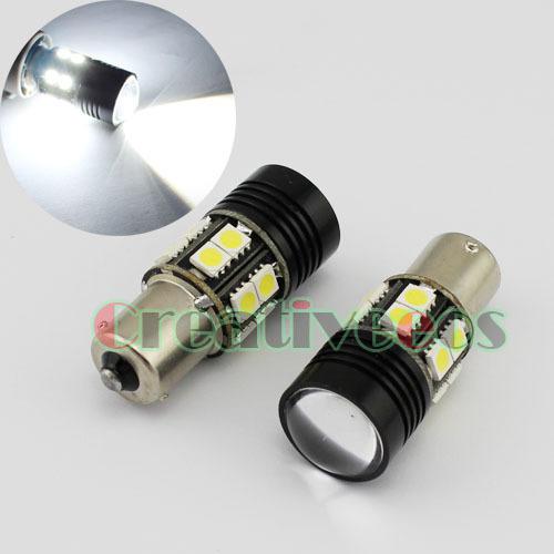 2x 1156/ba15s high power 9w cree 12smd 5050 led backup reverse turn signal light