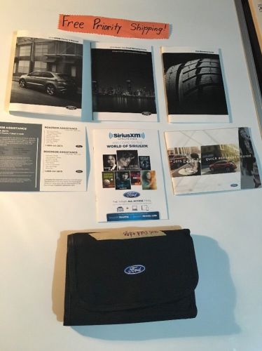 2015 ford edge owners manual w/ case# 0158 free priority shipping!