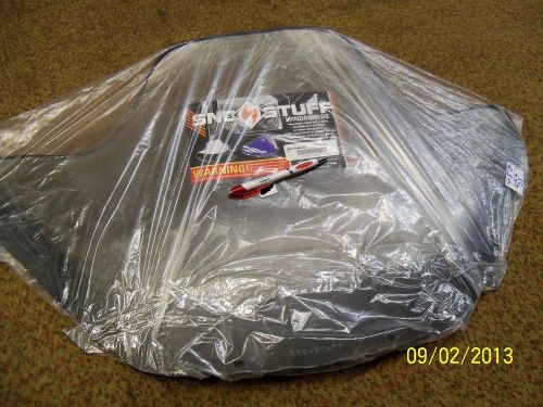 Snowmobile windshield #450-644-03  13 1/2&#034; graphic smoke sno-stuff nos see list