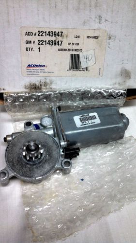 Acdelco 22143947 power window motor