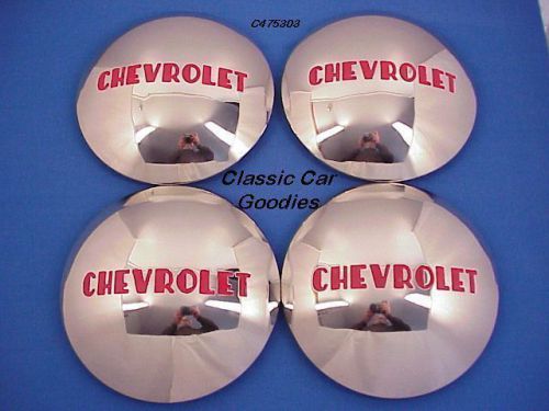 1950-1953 chevy truck hub caps (4) ss new! 1951 1952