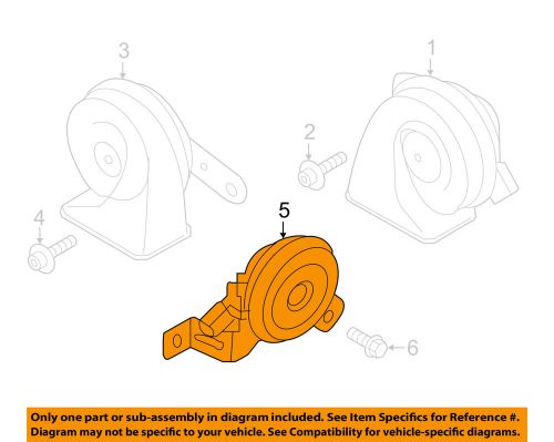 Kia oem 2016 sorento-alarm horn 96630c5000