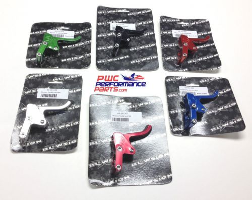 Blowsion billet finger throttle lever orange blue silver black green red pwc new