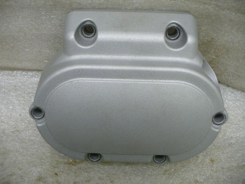 Harley 06 softail transmission side cover with silver sandcast finish,#37082-99.