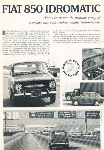 1968 fiat 850 idromatic classic original article