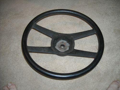 1976 corvette steering wheel,   black