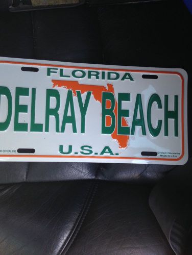 Delray beach license plate