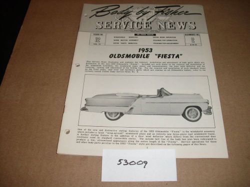 1953 oldsmobile fiesta body by fisher service news 160610 53009d