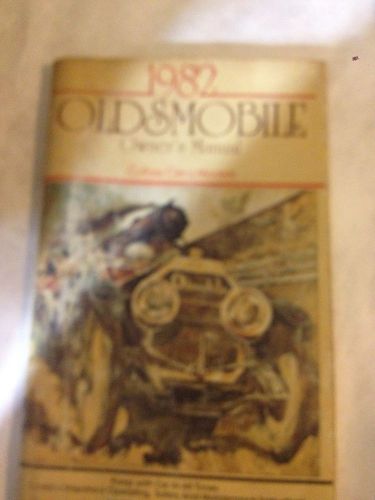 +++ 1982 oldsmobile cutlass owners manual!!!    +++