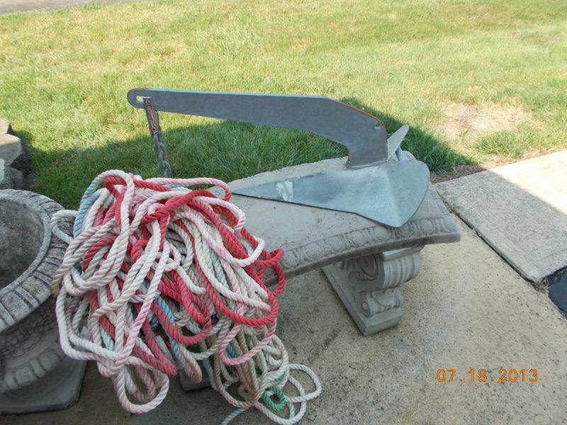 22 lb. claw anchor w/rope