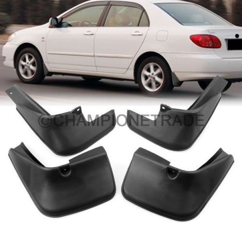 Abs plastic mud flap flag splash guards mudguard for toyota corolla 2002-2005 ct