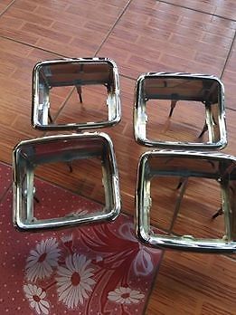 Mitsubushi galant colt gto tail lights lamps bezel genuine parts nos japan set