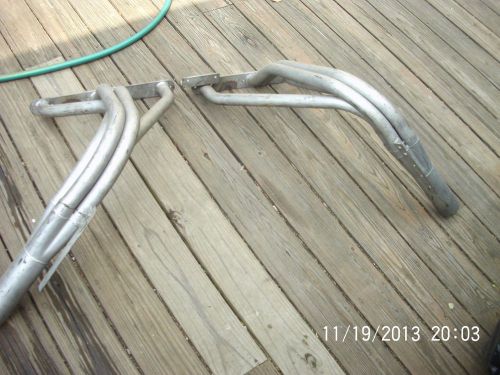 Nostalgic vintage rare stahl jr stock fenderwell headers 55 56 57 chevy 265 283