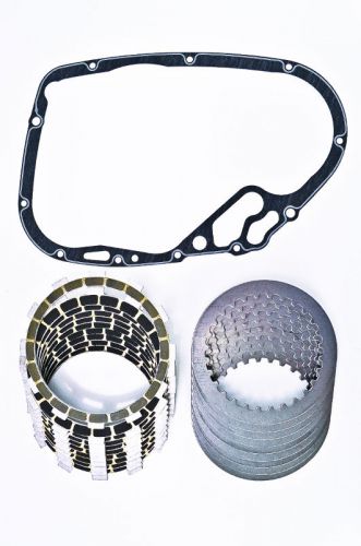 04-10 vulcan 2000 barnett carbon fiber friction and steel plates kit w/gasket