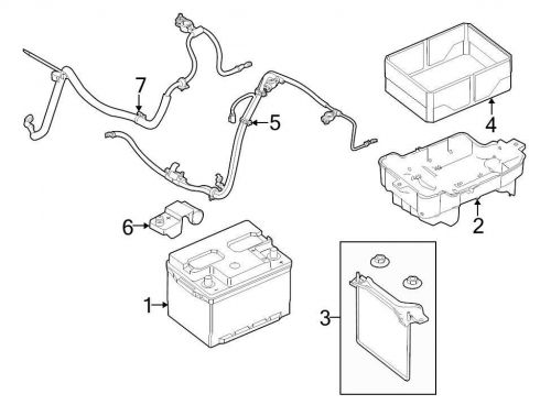 Ford oem battery cable 9t1z14300c image 7