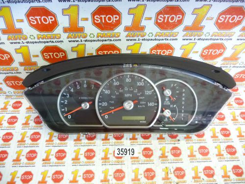 2008 08 mitsubishi galant es 4cyl speedometer instrument cluster 8100a995 oem