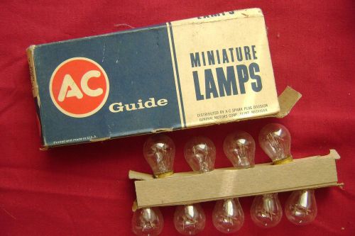 Ac guide miniature lamps  9 pcs. l1034 12v.  #15747192 32/3c.p   gm corp.