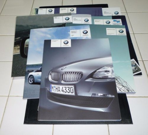 2007 bmw z4 owners manual set 07 z 4 3.0i 3.0si guide w/case