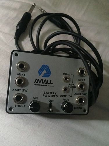 Aviall voice activated aviation intercom pilots a2000