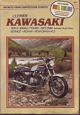 Kawasaki motorcycle 900 1000 cc fours 1973 thru 1980 service rapair manual