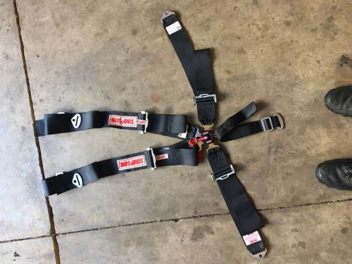 Used simpson cam lock 5 point harness seat belt