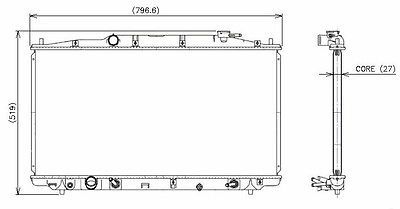 Denso 221-3247 radiator