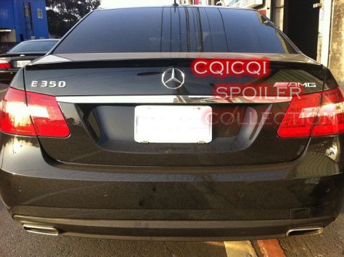 Painted m-benz 10~15 w212 e class sedan amg type trunk spoiler color-040 black ◎