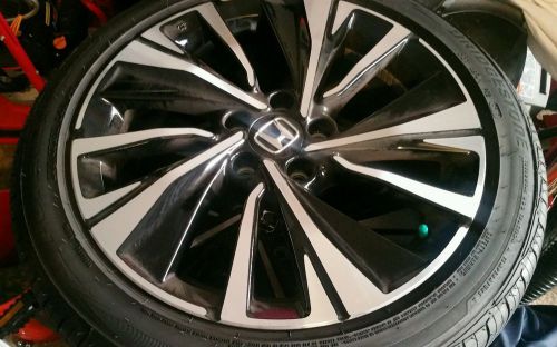 18&#034; honda oem wheels and tires