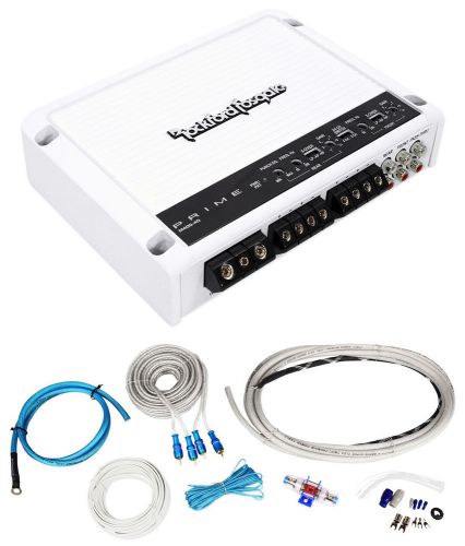 Rockford fosgate m400-4d 400w 4-channel marine/boat amplifier+marine wire kit