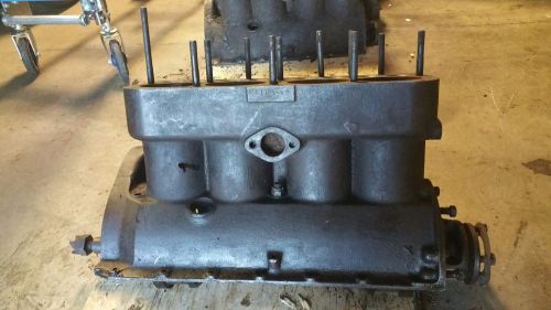 1929   ford model a canadian  engine block  ca 112 969 w/ crank shaft