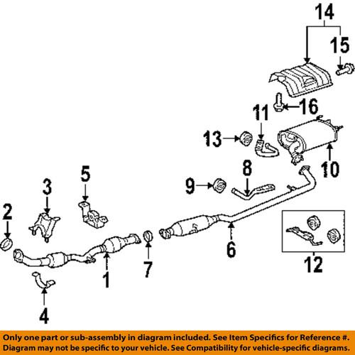 Toyota oem 174200v060 exhaust pipe