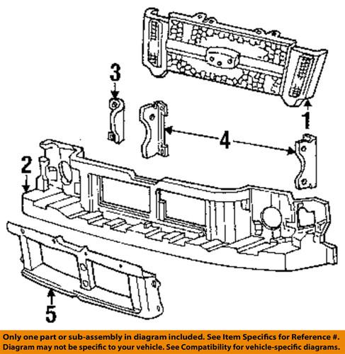 Ford oem 1l5z17b968ba grille