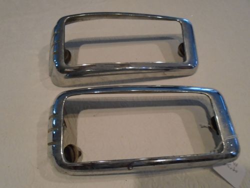 1946/48 desoto tail light bezels