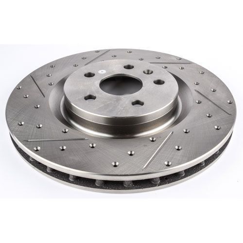 Jegs performance products 632060 hp drilled &amp; slotted brake rotor