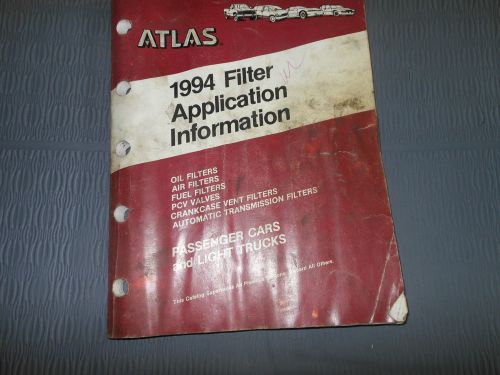 1994 atlas filter  application &amp; buyers guide auto trucks impoarts 1975-95