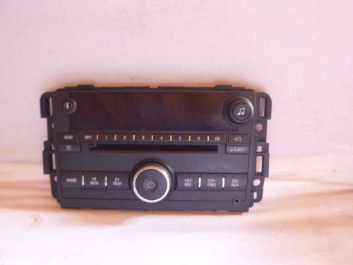 09-13 chevrolet impala am fm radio cd player aux face plate 22924536 ch63061