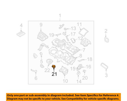 Nissan oem blower motor-resistor 27151zt00a