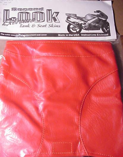 2005 kawasaki  zx-6r tank bra solid red second look sportbike covers skins