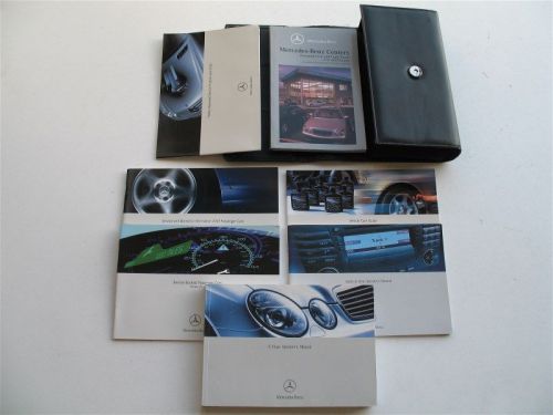 2003 03 mercedes e320 e500 e55 amg owners operators manual books handbook set