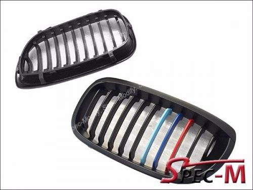 Matte black ///m color front grille for bmw e46 2003-2005 facelift model only