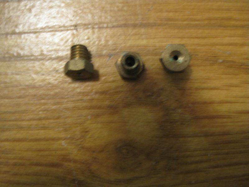 3 nos obsolete vintage yamaha motorcycle carb main jets ~ part # 288-14343-66-00