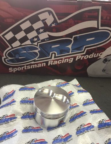 Srp pistons set 138085 sbc 350 355 flat top  4.030 bore 3.480 stroke 6.000&#034; rod