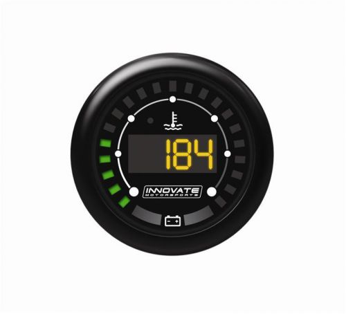 Innovate mtx digital series water temperature temp &amp; battery voltage gauge kit