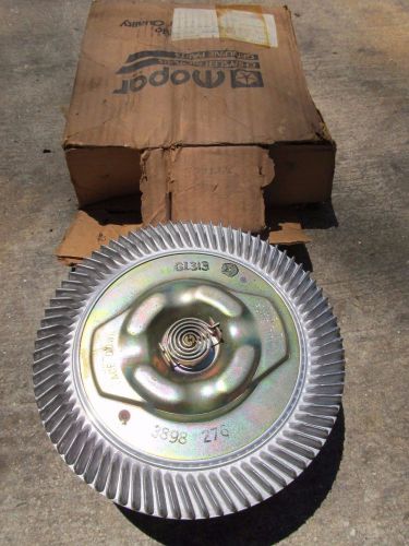 Nos 70&#039;s dodge plymouth 318 360 400 440 engine clutch fan drive mopar pn 3898276