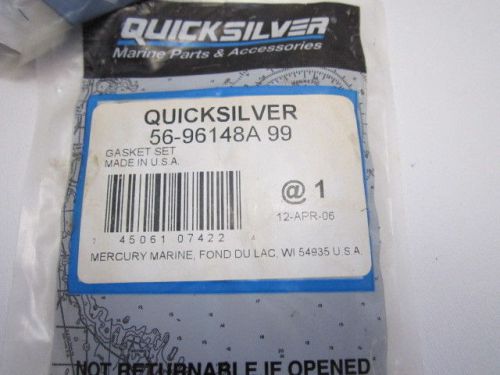 New quicksilver gasket set  - part # 56-96148a 99 free shipping