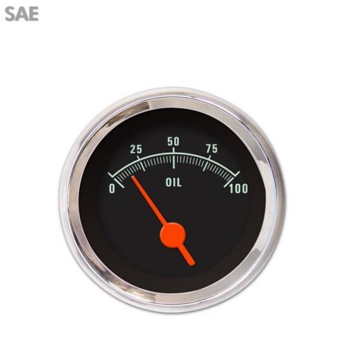 Aurora instruments gar2106zexjabah oil pressure gauge sae muscle black