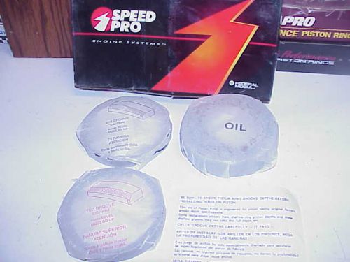 New speed pro piston rings, plasma-moly, 4.000 in. bore r-9968