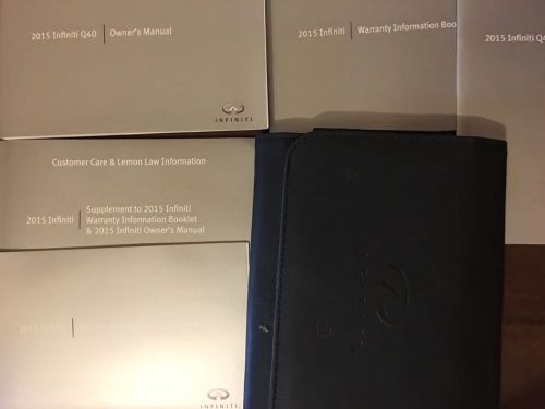 2015  infiniti q 40 owners manual