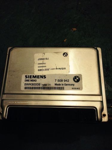 Bmw e46 3 series ecu ms43 dme computer