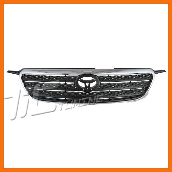 05-08 toyota corolla ce le s front plastic grille body assembly